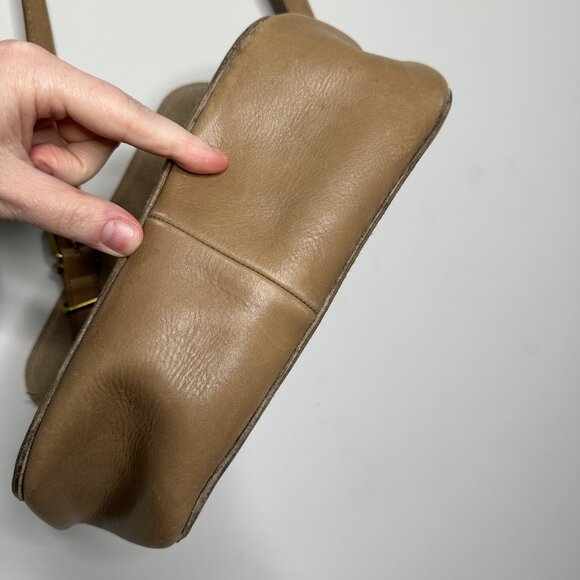 Madewell The Abroad Leather Shoulder Bag - Faded Birch - Picture 10 of 10